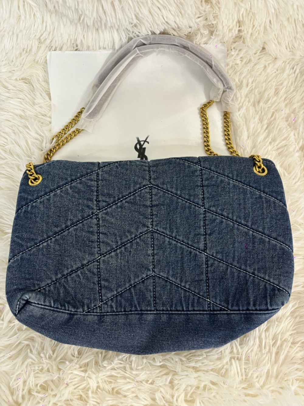 YSL Lou Lou small denim bag - Picture 3 of 8